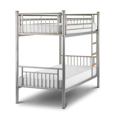 China Traditional Hotel Beds Metal Frame Double Base Furniture Queen Cast Metal Wall For Bunk Girl Loft Metal Bed for sale