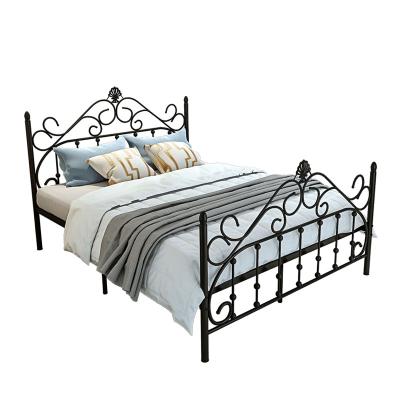 China Modern Queen Tufted Headboard Double Bed Genuine Leather Beds Frames Modern Italian Luxury Queen Double Bed for sale