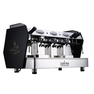 China Hotel Shenzhen 3 Group Semi-automatic Professional Espresso Coffee Machine for sale