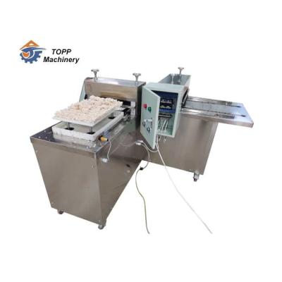 China food & Beverage Factory Cereal Bar Rectangle Cake Cutter Caramel Candy Rice Cake Forming Cutting Machine for sale