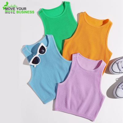 China Breathable Seamless Tank Tops Wholesale Yoga Equipment Fitness Yoga Wear Top Ten Selling Products In Stock for sale