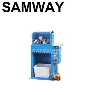 China Building Material Shops Samway Hydraulic Hose Skiving Machine Skiver51ES for sale