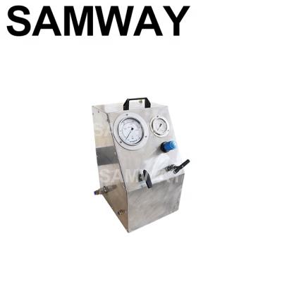 China Building Material Stores Manual SAMWAY T100M Pressure Max 100MPa Hydraulic Hose Pressure Tester Fitting for sale