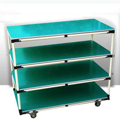 China Customized Warehouse Logistics Picking Order Hand Carts Factory Workshop Material Handling Storage Transfer Rack Carts for sale