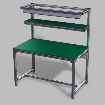 China Custom Aluminum Work Table Profile ESD Workbench Custom Workstation For Assembly Line for sale