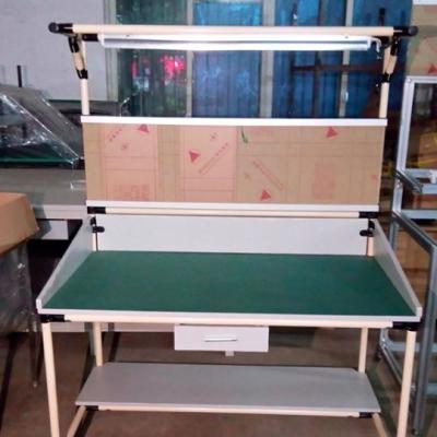 China Industry packing, cleaning, working QC workbench, workbench with or without baffle for sale