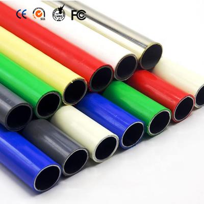 China Storage Rack Factory 1.8MM Thickness Lean Tube 28MM Diameters The First Generation ABS Plastic PE Coated Lean Pipe For Turnover Car for sale