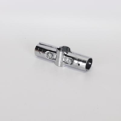 China Chrome Plated Lean Pipe Hose Joint Connectors Silver Equal for sale