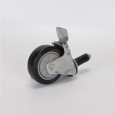 China swivel & Factory Wholesale Rigid 3 Inch Caster Brake For Institutional Industrial for sale