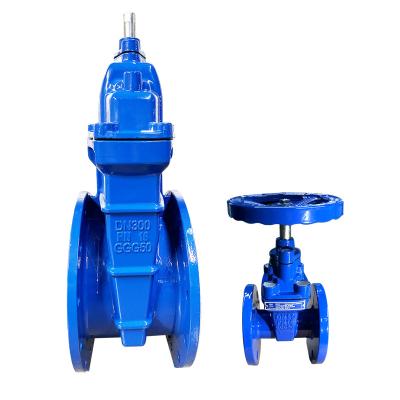 China General Ductile Cast Iron GGG50 FLG Wedge Flange Resilient Gate Valve for sale