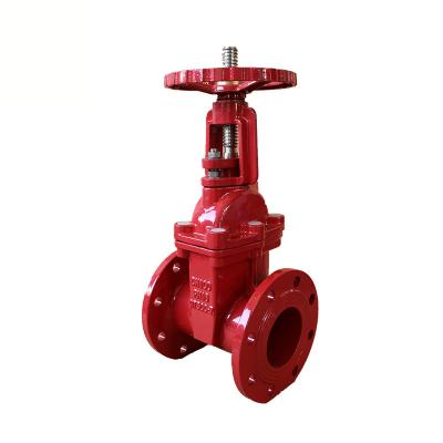 China General 4 Inch DN100 Stem Seat Rising Resilient Gate Valve With Ductile Iron Body 2CR13 Handwheel for sale