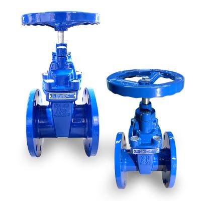 China General Soft Water Y Seal Rubber Malleable Iron China Standard DN100 4 Inch Wedge Gate Valve for sale