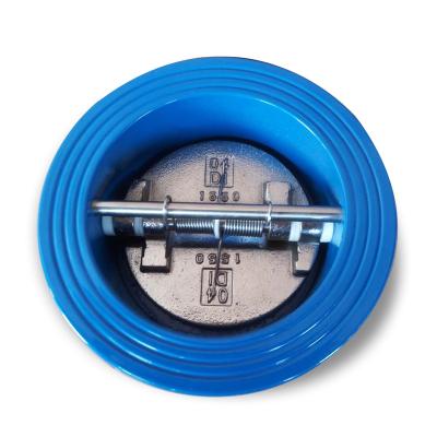 China General type non return wafer check valve double PN16 disc doul plate price for sale