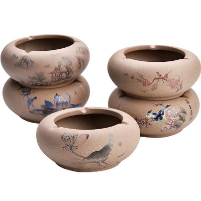 China Unique Chinese style ceramic ashtray which is eco-friendly for sale