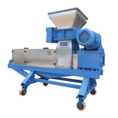 China High Pressure Hotels Water Hyacinth Crushing Press Dewatering Machine for sale