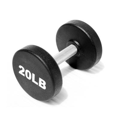 China Colorful Coated Neoprene Dumbbell Rubber Covered Dumbbell Balance Set Individual Kgs With Rack for sale