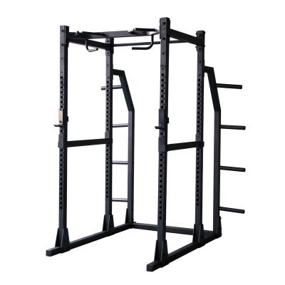 China Deluxe Gym Stand Power Squat Rack with Weight Racks for sale