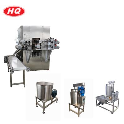 China Automatic bakery egg roll wafer machine electric or gas egg roll process machine for sale