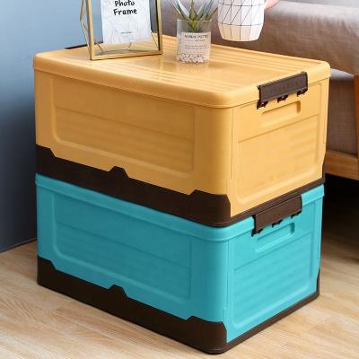 China YIKEYOU Viable Plastic Household Use Large Cloth Foldable Big Crate Organizer Storage Box for sale