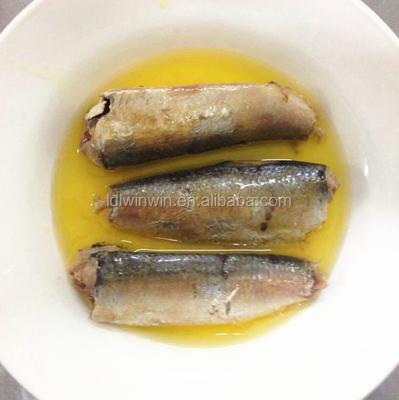 China Canned sardine in vegetable oil 125g for sale