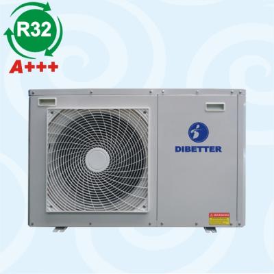 China Car DC Inverter EVI Air To Water R32 Heat Pump In Heat Pump Water Heater Air Source for sale