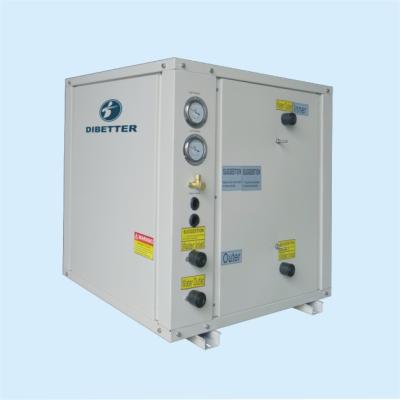 China 6.0kw car hot water supply geothermal water source heat pump and floor heating heat pump system for sale