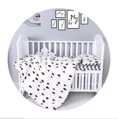 China Amazon Selling Baby Sheet Printed Crib Sheet Or Design Anti-static Hot Ultra Soft Plain for sale