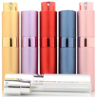 China Personal Care 10ML Mini Perfume Bottle Atomizer Perfume Spray Bottle Portable Travel Aluminum Cosmetic Empty Spray for sale