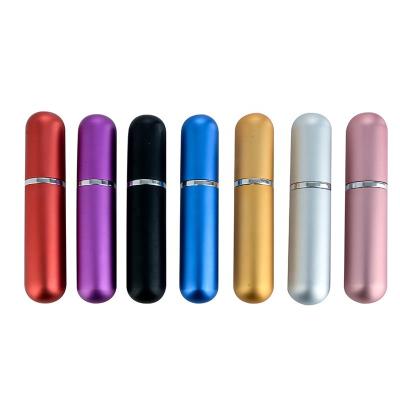 China Personal Care 5ml Perfume Bottle Spare Portable Atomizer Spray &Traveler Perfume Aluminum Empty Bottle Cosmetic Containers for sale