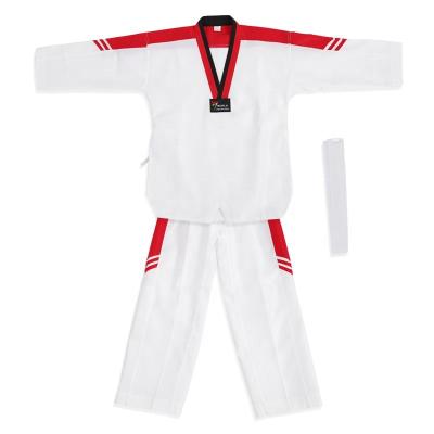 China Breathable Taekwondo Uniform Martial Arts Wear Logo Factory Production And Wholesale Custom Made for sale