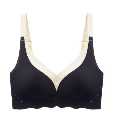 China Breathable One Piece Push Up Seamless Sports Bra Yoga Bra Wireless Fitness Sleep Bra For Ladies for sale