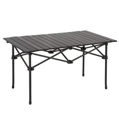 China Camping Easy Carry Portable Aluminum Folding Picnic Table For Outdoor Beach for sale