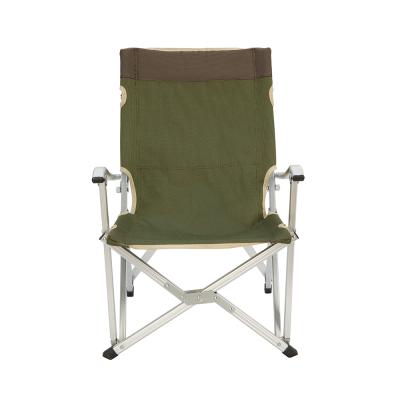 China Modern Outdoor Heavy Duty Aluminum Camping Fishing Chair Folding Beach Chair for sale