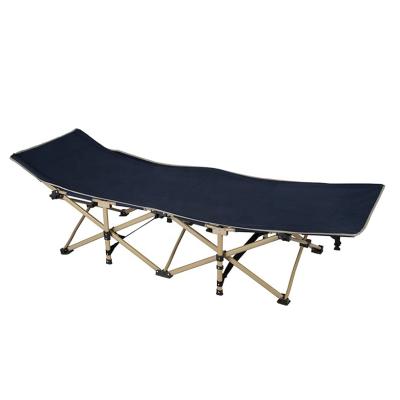 China Comfortable Durable Metal Beach Picnic Leisure Camping Portable Folding Bed for sale