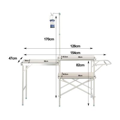 China Party BBQ Grill Camping Garden Folding Easy Carry Korean Service Outdoor Picnic Table for sale