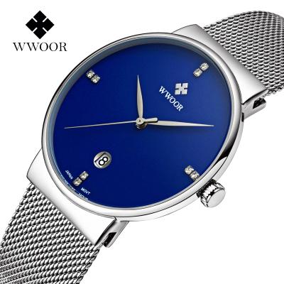 China Not specified wwoor 8018 men's quartz watch fashion style casual simple spot wholesale made in china for sale