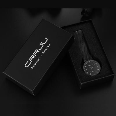 China Luxury Watch Box Paper Gift Packaging CRRJU Brand Box for sale