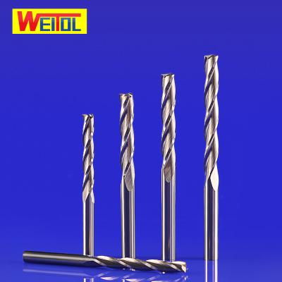 China WeiTol Acrylic Solid Carbide CNC Cutting Tools Wood Router Bits For Acrylic Three Flute End Mill for sale