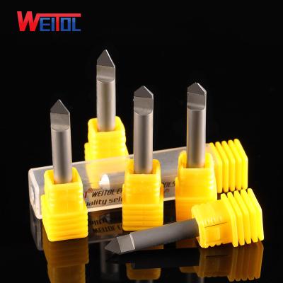 China WeiTol 6mm Marble Diamond Engraving Bits Marble Tools CNC Router Bits Diamond Drill Marble Router for sale