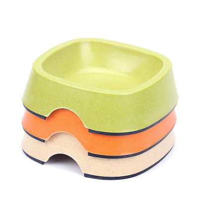 China 2019 Custom Sustainable Wholesale Eco Friendly Bamboo Fiber Pet Bowls Dog Bowls Cat Bowls for sale