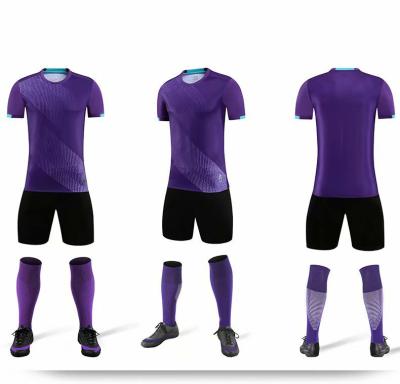 China High Quality Quick Dry Mens Soccer Uniform 100% Polyester Club Soccer Jersey Sets for sale