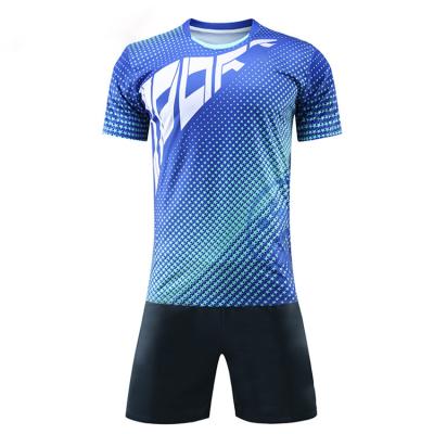 China High Quality Quick Dry Soccer Jersey Sets Wear Sublimated Cheap Football Uniforms for sale