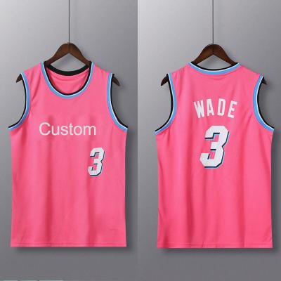 China OEM Antibacterial High Quality Custom Men's Breathable Mesh Team Basketball Jersey for sale