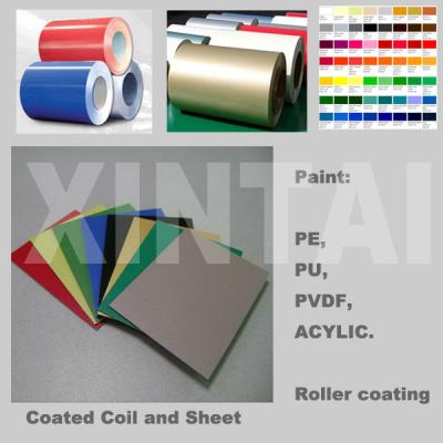 China Construction PE And PVDF Painted Color Coating Aluminum Sheet For ACP for sale