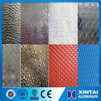 China Manufucturer PE Colored Anti-Slip Paint Coated Stucco Embossed Aluminum Coil Sheet For Nigeria Roofing Sheet for sale