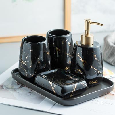 China Sustainable Manufacturer High Quality Customized Wholesale Durable Fashion Accessories Bathroom Sets for sale