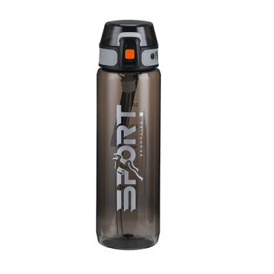 China 2021 Customized Sustainable New Product Eco-Friendly Sports Water Bottle White Logo Travel Drink Bottle Plastic Water Bottle for sale