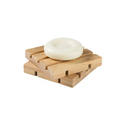 China 2021 Natural Custom Bamboo Soap Dish Soap Tray Hotel Bamboo Soap Dish Eco-friendly Modern Bamboo Wood Wood for sale