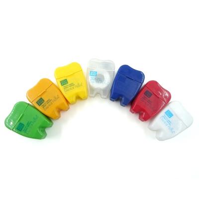 China Promotion OME Disposable Dentist Gift Tooth Shape Dental Floss for sale