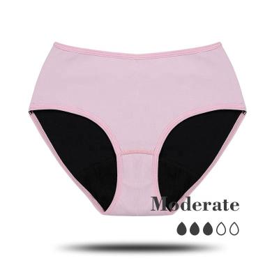 China 4 Layers Antibacterial Menstrual Panties Leak Proof Menstrual Period Underwear Panties Menstrual Panties for sale